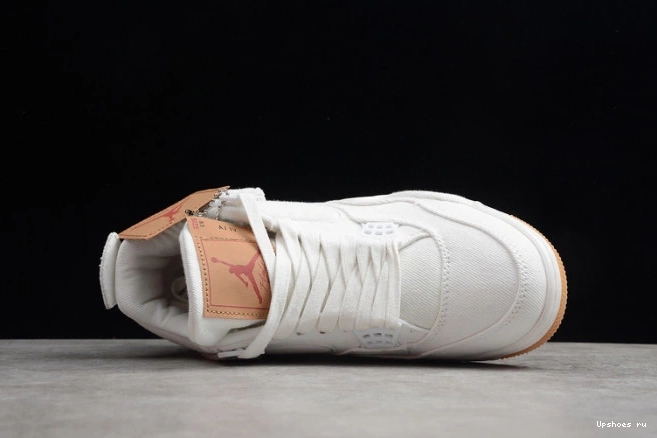 Levi's 100 Tag) White Retro Jordan AO2571 Air (Levi's 4 0803